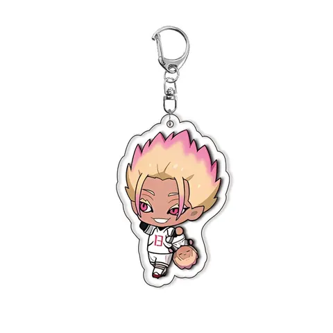 Новый акриловый брелок с синим замком в стиле аниме Isagi Yoichi Bachira Chigiri, милые фигурки из мультфильма, брелок с орнаментом, сумка, очаровательные аксессуары
