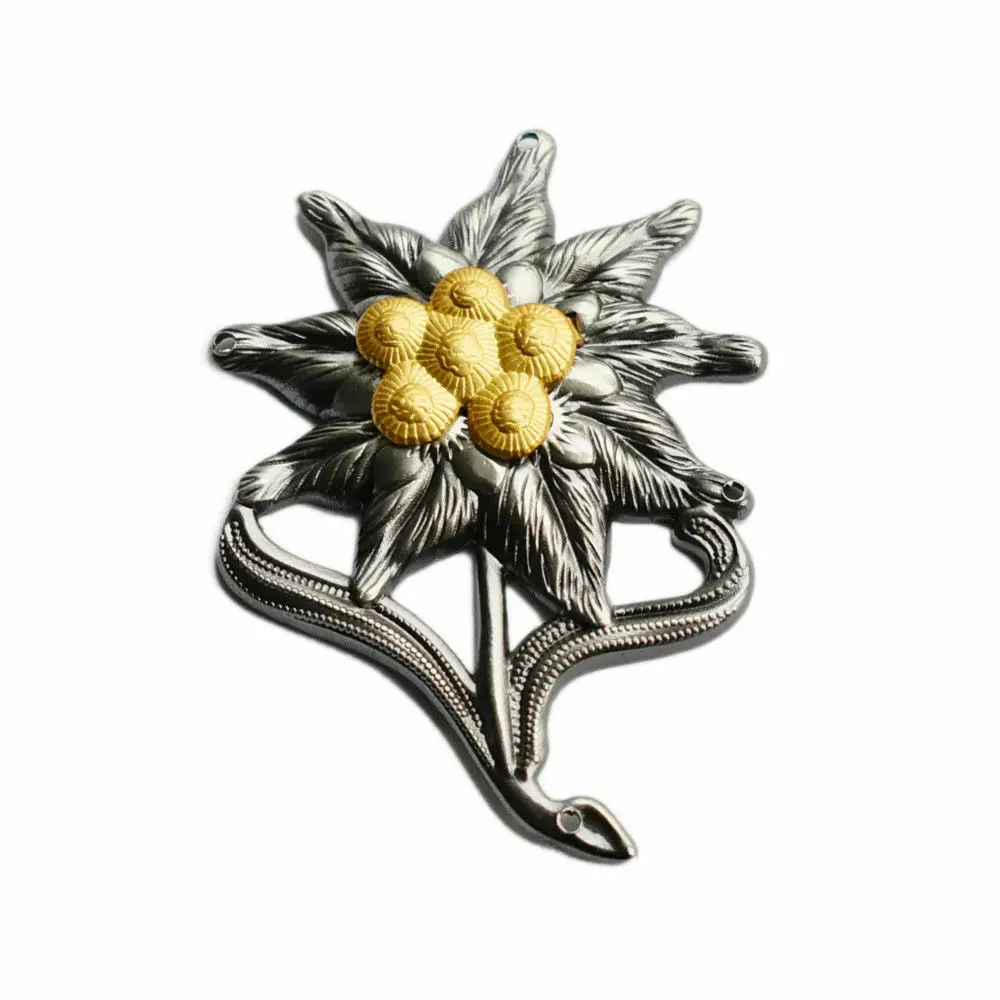 Надгробие. Значок немецкой пехотной кепки времен Второй мировой войны EM EDELWEISS