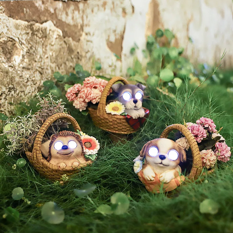 Искусственное животное из смолы аниме ручная работа суккулент цветочный горшок