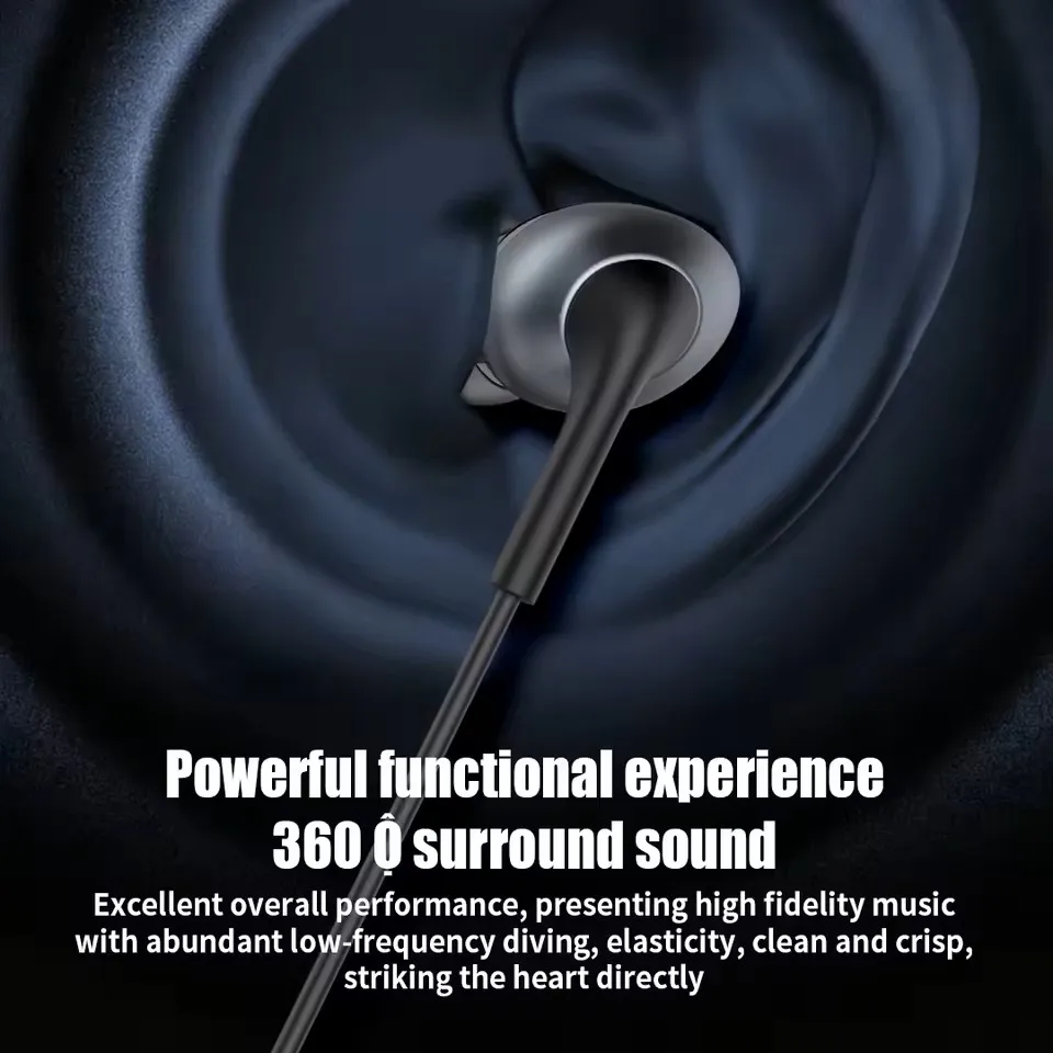 Фото Проводные наушники USB Type-C HiFi с глубокими басами, стерео, внутриканальные, с HD-микрофоном и проводным управлением для Samsung Galaxy S25, iPhone 17, 16 №4