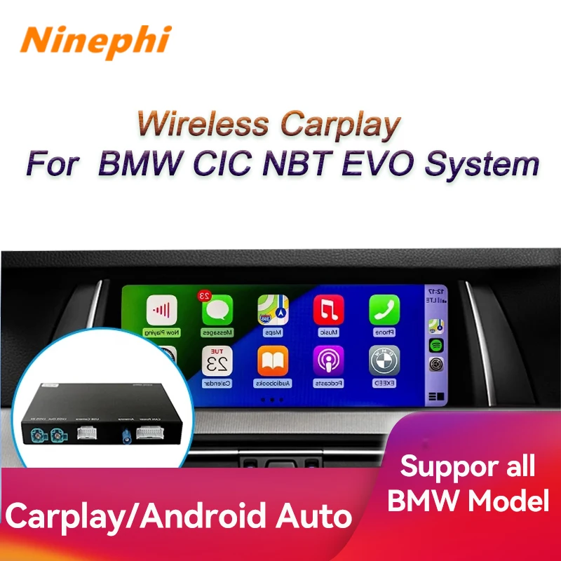 Беспроводной модуль Apple Carplay для BMW E60 E70 E71 E84 F01 F02 F10 F11 F20 F25 F26 F30 F31 NBT CIC EVO