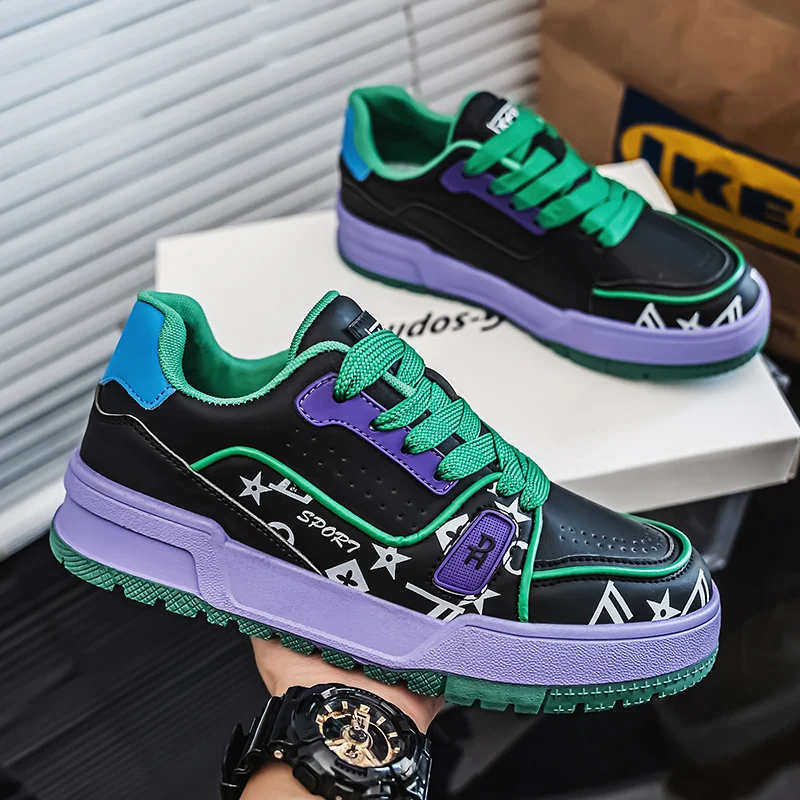 Мужские зимние кроссовки 2024 модная черная удобная дизайнерская обувь мужские