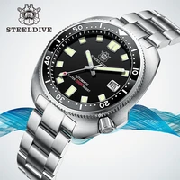 new luxury dive watch steeldive top brand sd1980 abalone series swiss two color luminous watch couple gift mechanical wristwatch