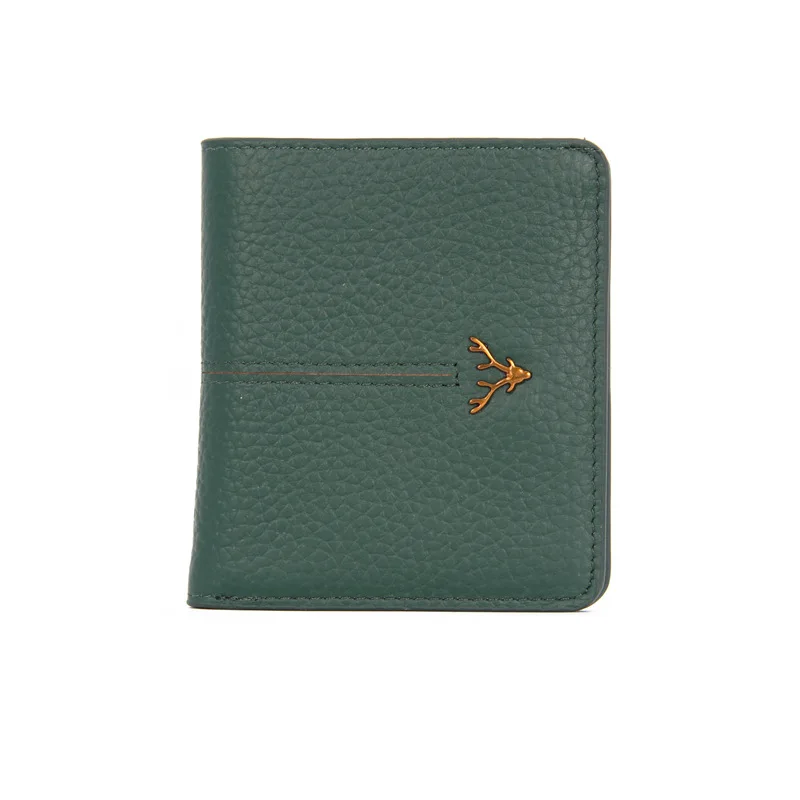 5 Colors 100% Genuine Leather Wallets Women's Short Ultra Thin Mini Wallet 2022 Fashion Luxury Purse Hasp Design  Small Wallet