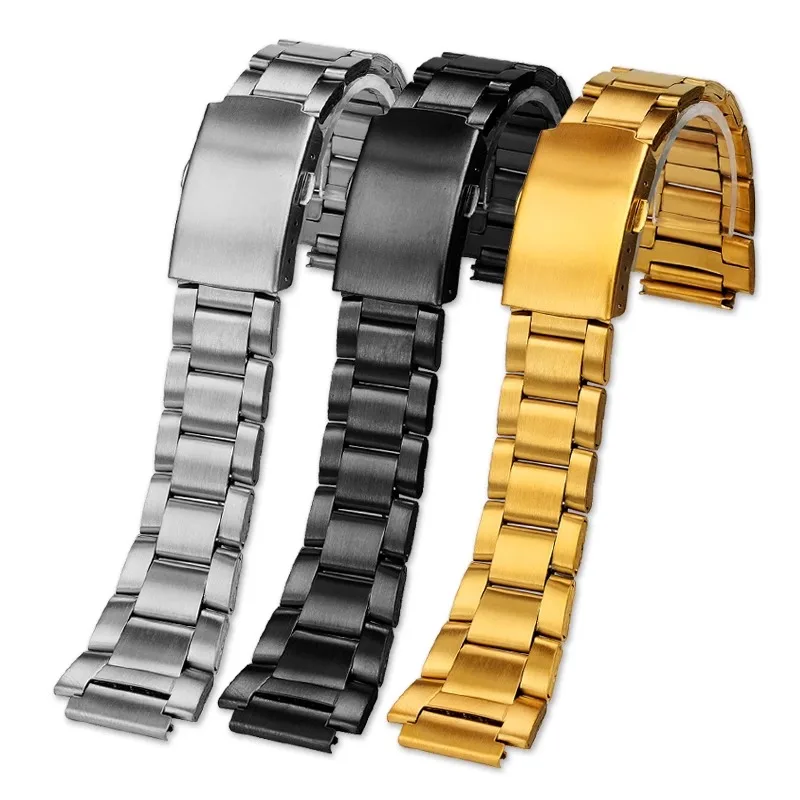 Ремешок для часов из нержавеющей стали 18 мм для Casio F-91W SGW400 F91W F84 F105108A158W168 AE12001300, металлический ремешок из нержавеющей стали (art.: 3920cbc7a2ff7) - 3920cbc7a2ff7