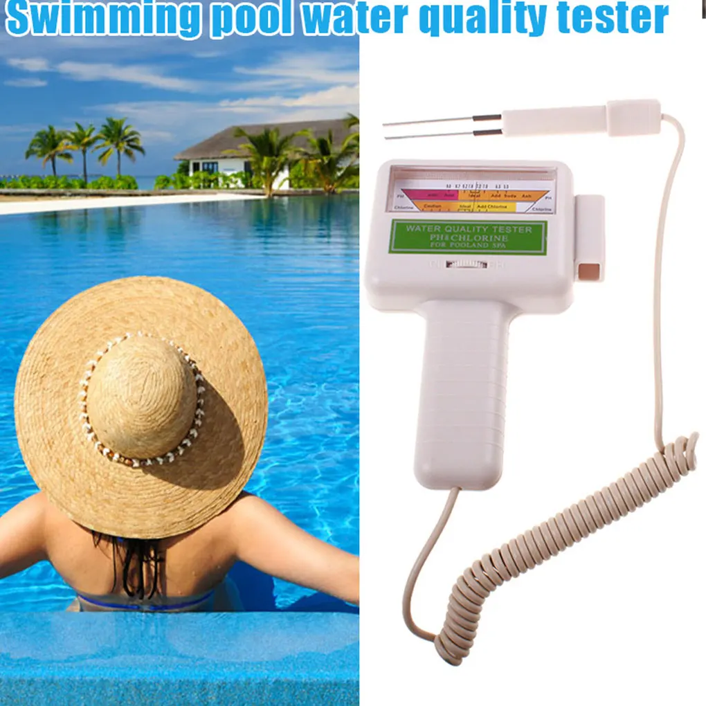 

PH Tester Screen Pool Testers Metal Plastics Aquarium Chlorine Meter Water Testing Device Purity Acidity Indicator