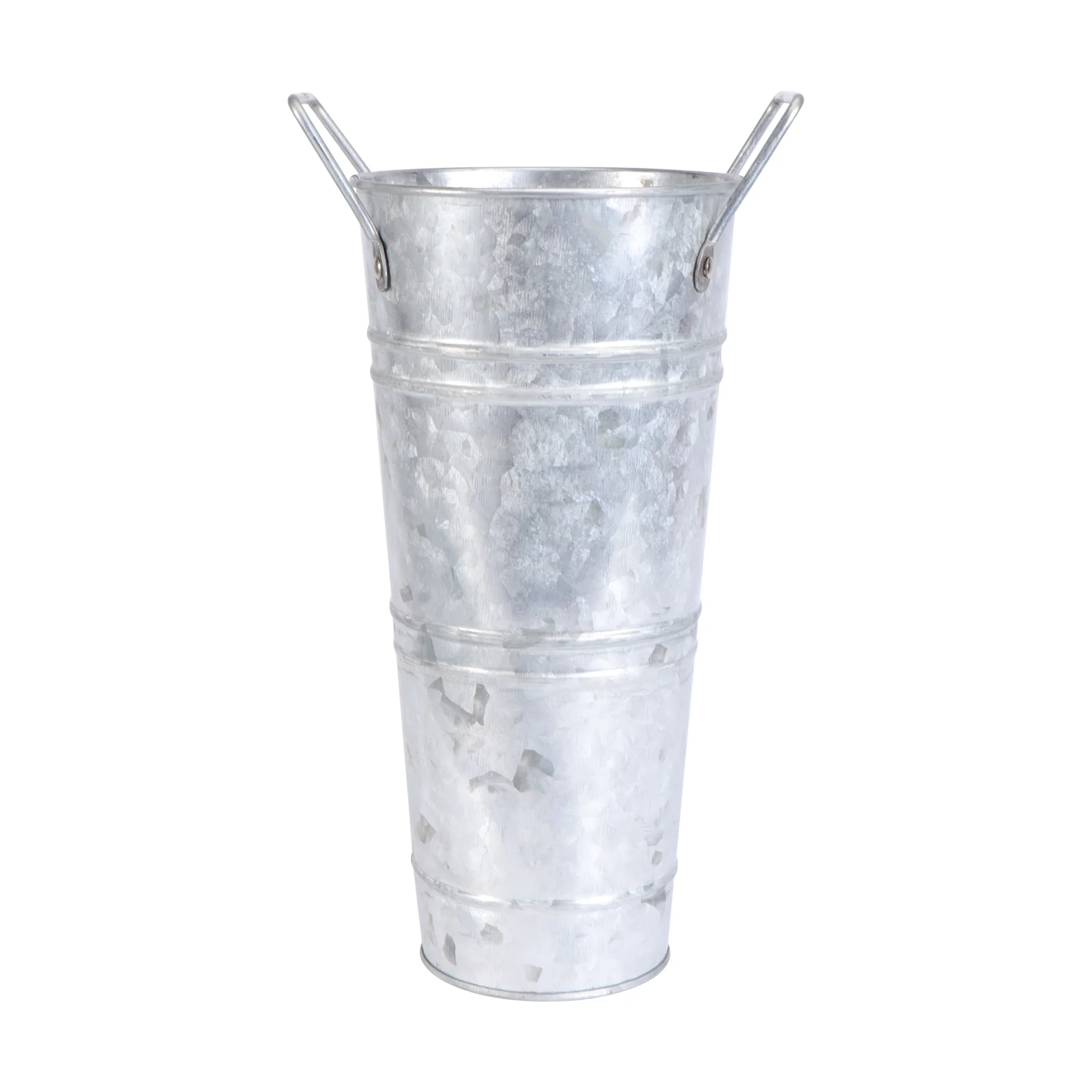 

Vase Flower Bucket Metal Farmhouse Pitcher Jug Planter Vases Galvanized French Iron Rustic Shabby Pot Decorative Vintage Chic