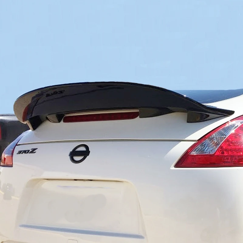 

Для Nissan 370Z Z34 AJT3 стиль 2009-2015 высокое качество верхнее углеродное волокно задний спойлер на крыло, крышу багажник крышка багажника автомобильный Стайлинг