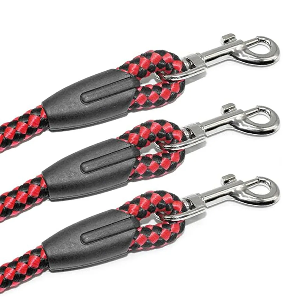 Тройной поводок для собак нейлоновый тройной прогулок с щенками |