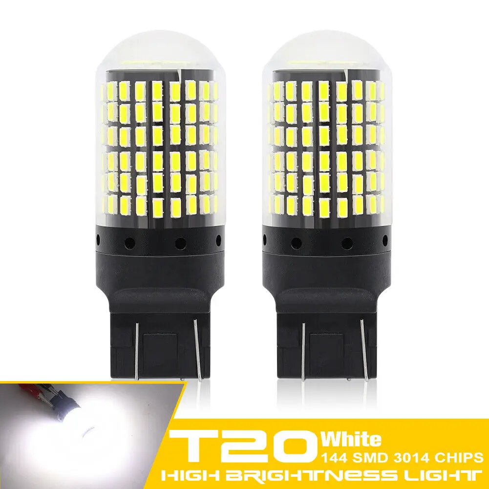 2 шт. супер яркая лампа Canbus T20 W21W 7440 SMD