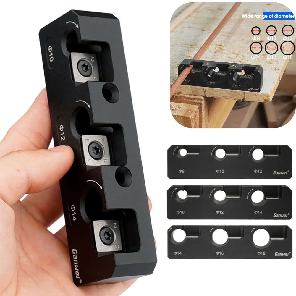 

Woodworking Dowel Maker 8mm-18mm Electric Drill Milling Dowel Round Rod Auxiliary Tool Round Rod Auxiliary Tool Woodworking Tool