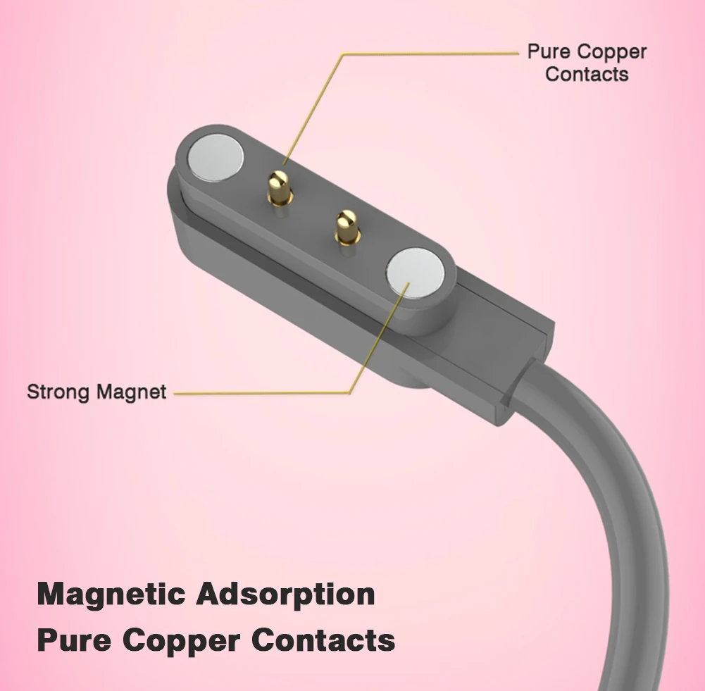 Магнитный зарядный кабель Byscoon для умных часов Универсальная Портативная