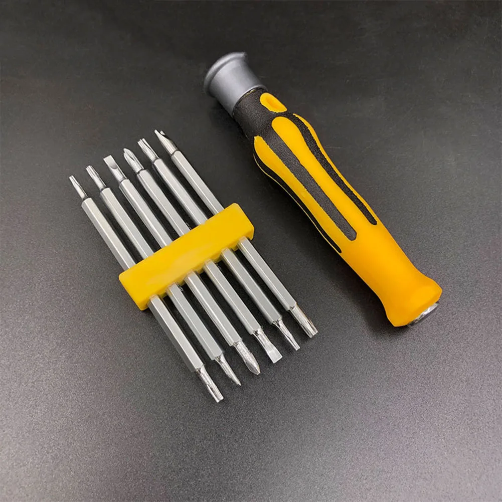 

12 In 1 Screwdriver Bit Set Tamper-Proof Magnetic U-type Torx Flat Special-shaped Screw Driver PC Household Repair Tool