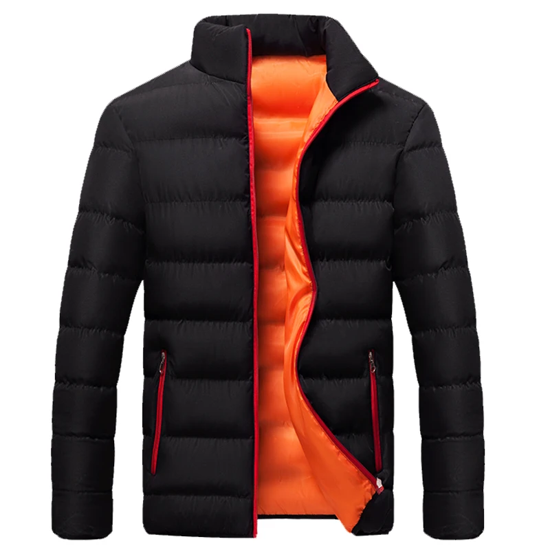 Teen Street Style Tops Plus Size Men's Outdoor Casual Jackets Winter Outerwear Men's Clothing Black Jackets Men's Coats Quilting