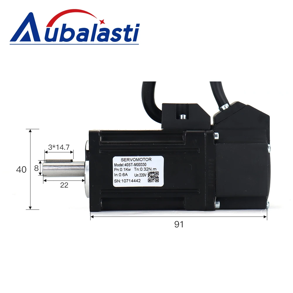Набор серводвигателей Aubalasti 40ST-M00330 100 в 220 об./мин.