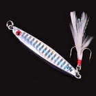 Металлическая джиг, приманка для рыбалки, вес 7 г, 14 г, 30 г, троллинговая жесткая приманка, приманка для ловли окуня, снасть для ловли форели, джиг-приманка, морская приманка, 1 шт.