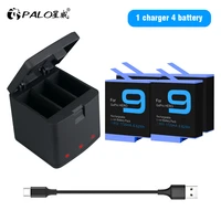 ahdbt 901 battery or charger kit for gopro hero 10 9 gopro accessories for original go pro hero10 hero9 black action camera