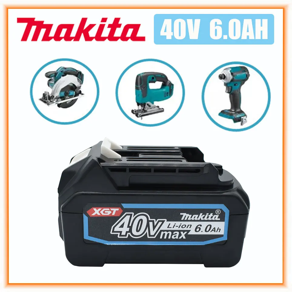 

Makita BL4025 BL4040 Electric Drill Screwdriver Rechargeable Battery Makita 40V 6000MAH Upgraded Alternative Battery Li-Ion Akku