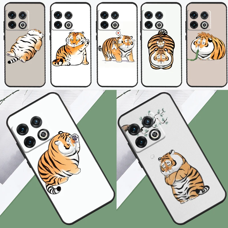 fat tiger Cartoon Funny Phone Case For OnePlus 10 8 9 Pro 8T 9R 10T Cover For OnePlus Nord 2 2T N10 N100 N20 N200