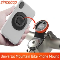 bike phone holderbicycle stem cellphone mountuniversal aluminum mtb road bike cycling phone clampquick attachdetach