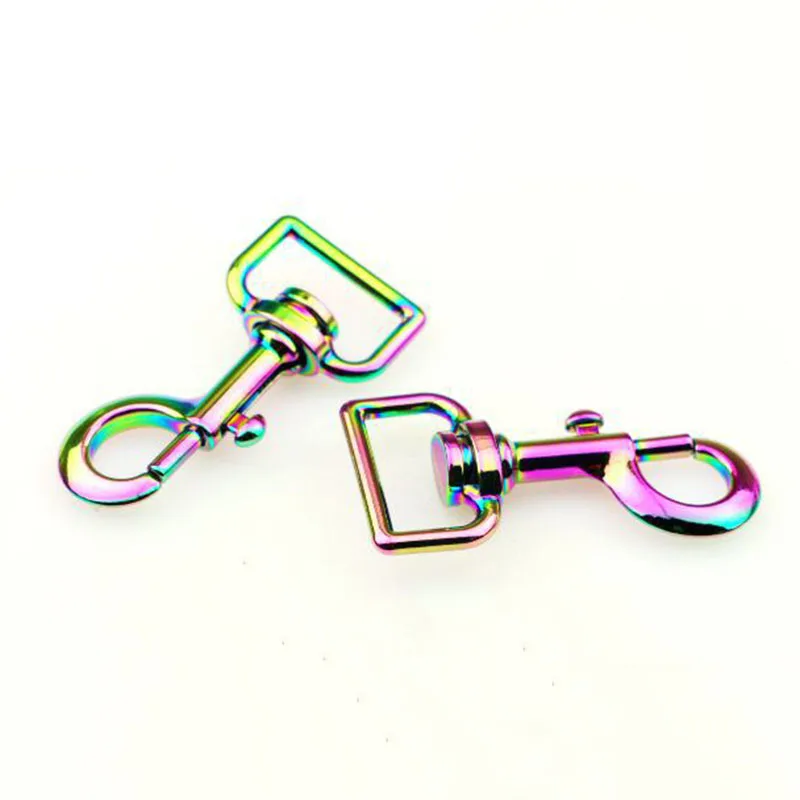 1 шт. металлический цветной карабин для карабина поворотный крючок глаз кожаный