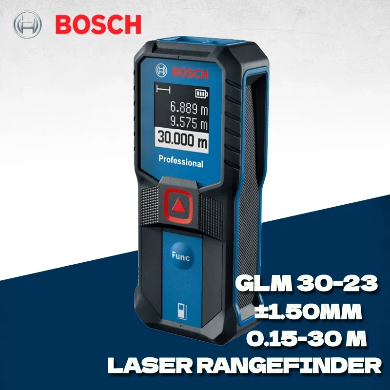 Дальномер лазерный BOSCH GLM 30-23 с двумя кнопками высокоточный легкий и современный