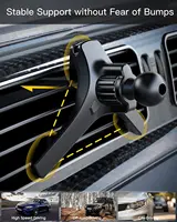 Универсальные крепления для держателя смартфона с шаровой головкой 17 мм.#2