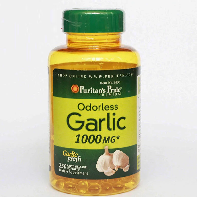 

Free Shipping Odorless Garlic 1000 mg 250 softgels