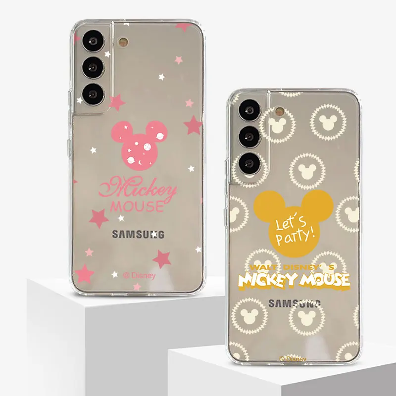 Фото Мультяшный прозрачный чехол Mkckey для Samsung Galaxy S23 S22 S20 FE S21 S10 S9 Plus Note 20 Ultra 10 Lite, мягкий чехол для телефона из ТПУ №3