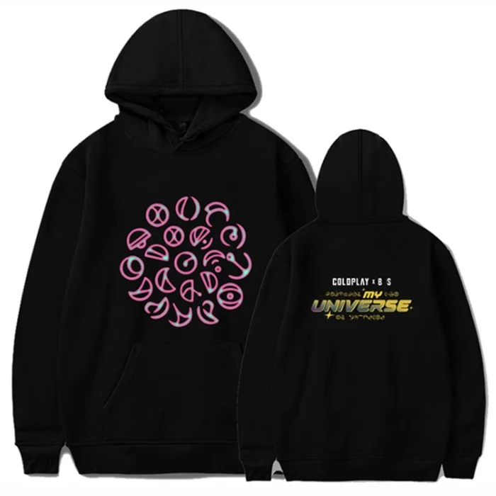 

Kpop C-Coldplays B S My Universe Hoodie Kpop Hip-Hop Autumn Winter Hoodies Fleece Sweatshirts
