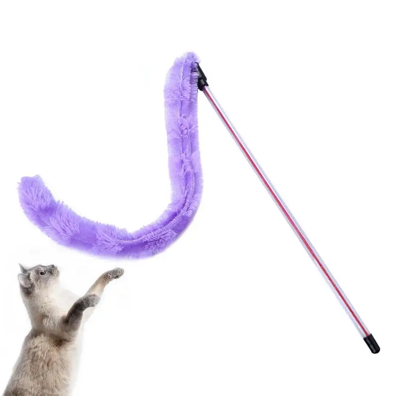 

Pet Interactive Toy Cat Toys Funny Cat Stick Plush Funny Cat Stick Funny Cat Stick Feather Toys Cat Plush