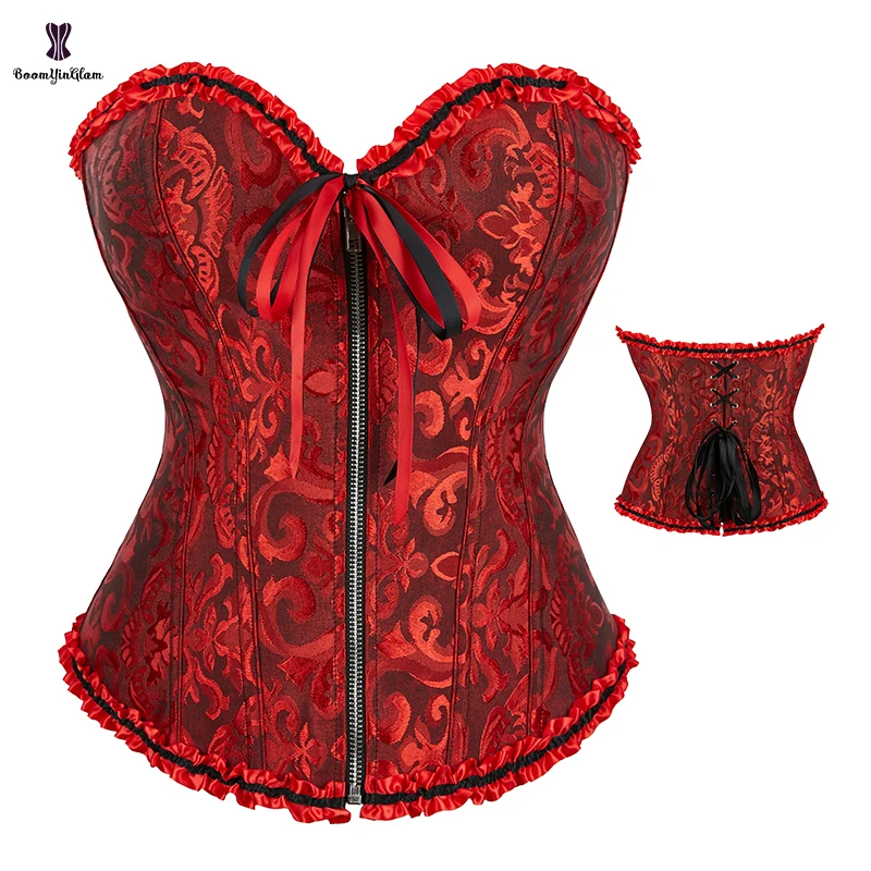 Женский Готический корсет в стиле стимпанк размеры от XS до 6XL