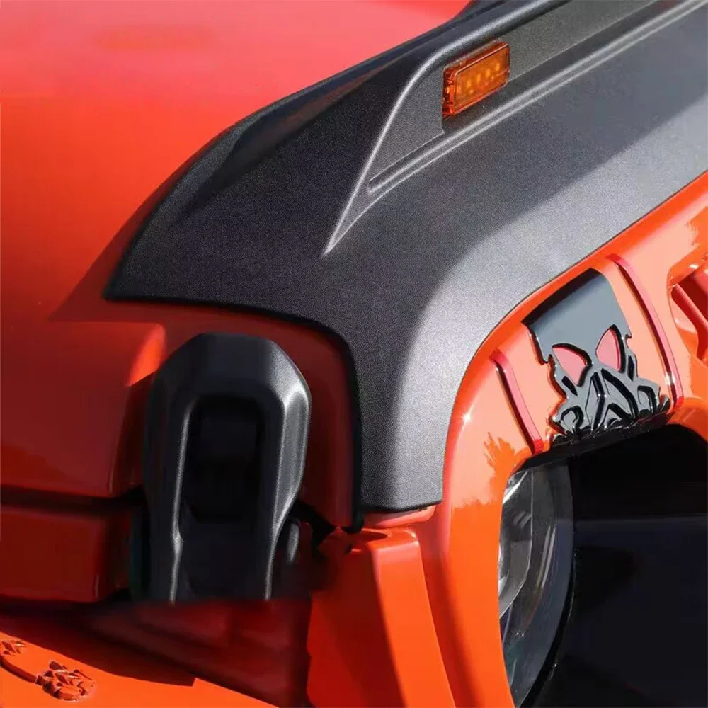 Передняя каменная защита капота дефлектор решетки со светодиодными фонарями для