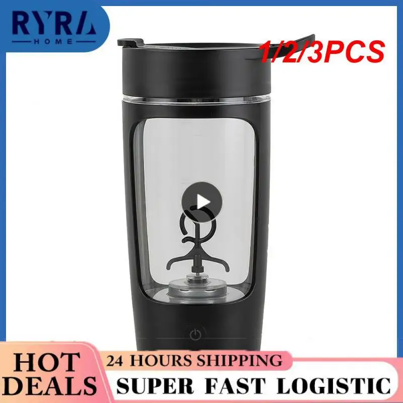 

1/2/3PCS 650Ml Electric Protein Shaker Bottle Whey Protein Powder Mixing Bottle Sports Fitness Gym Outdoor Travel Bottle