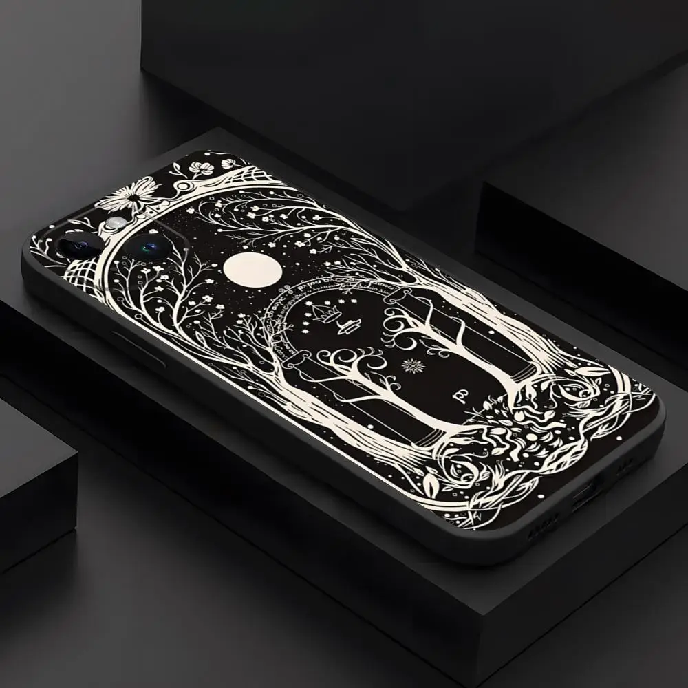 Фото Чехол для телефона MINISO-The L-Lord Of The R-Rings для IPhone 17 15 16 13 Pro Max 14 12 11 Air Xr X 8 7 6 Plus, роскошная задняя крышка №3