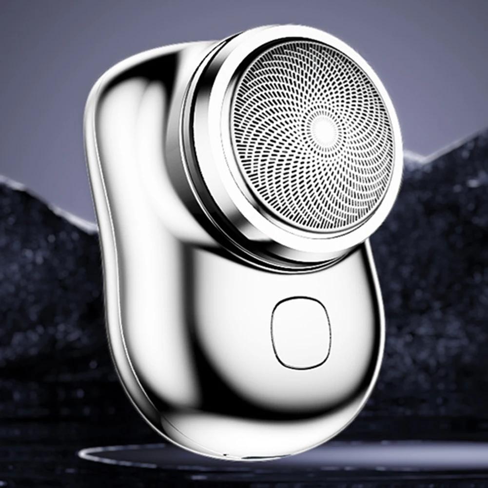 

Мужская бритва с зарядкой от USB, триммер для парикмахерской с 6 лезвиями, профессиональная портативная Мини-машинка для стрижки волос, машинка для бороды для бизнеса, путешествий, дома