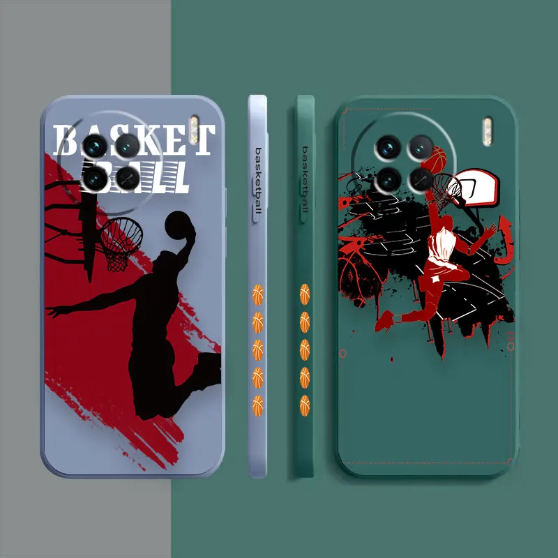 Caricature Painted Basketball Case For VIVO X21I X21S X23 X27 X30 X50 X60 X70 X80 X90 5G PRO PLUS Colour Case Funda Shell Capa