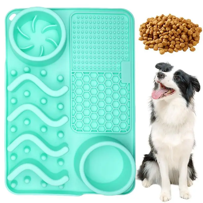 

Pet Licking Mat Multifunctional Pet Food Bowl Pet Licking Mat For Dogs Pet Slow Feeder Licking Mat For Dog Boredom Reducer