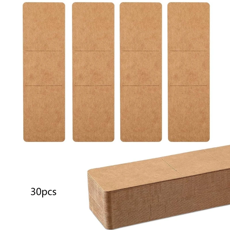 Resin  Holder Kraft Paper  Sleeves Cover Blank Display Cards for bookmark Wrapping Packaging 30pcs