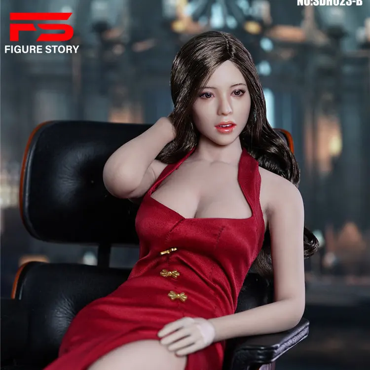 

Супер утка масштаб 1/6 женская голова Лепка SDH023 Короткий волос голова резьба модель подходит 12 дюймов Phicen женский Suntan Body