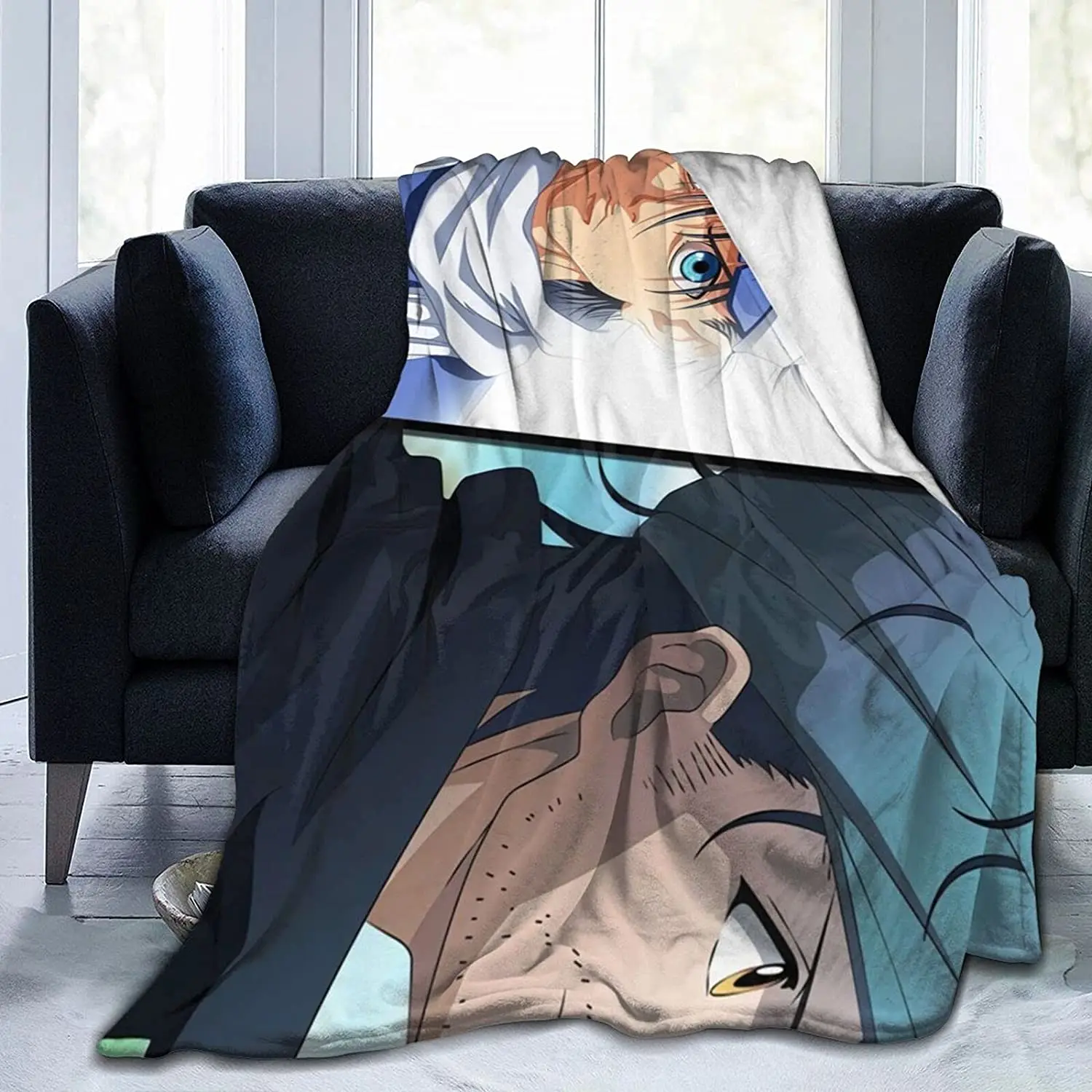 

Ging Freecss Fluffy Soft and Comfortable Blanket, Anime Warm Embrace of Sympathy