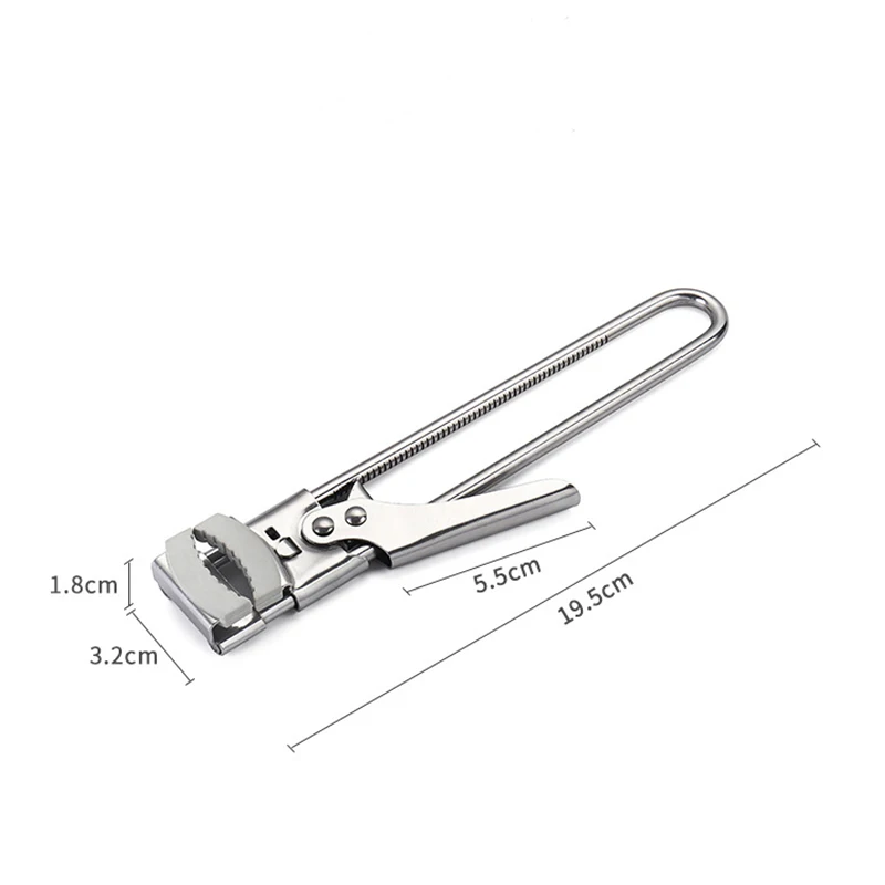 adjustable jar opener non slip stainless steel manual bottle lid opener for hands easy grip kitchen accessories gadgets tools free global shipping