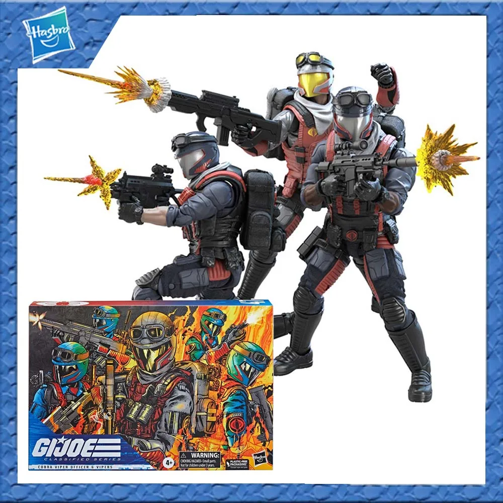 Оригинал Hasbro G.i. Джо классифицированный 047 Кобра Viper офицер Vipers 3-Pack экшн-фигурка