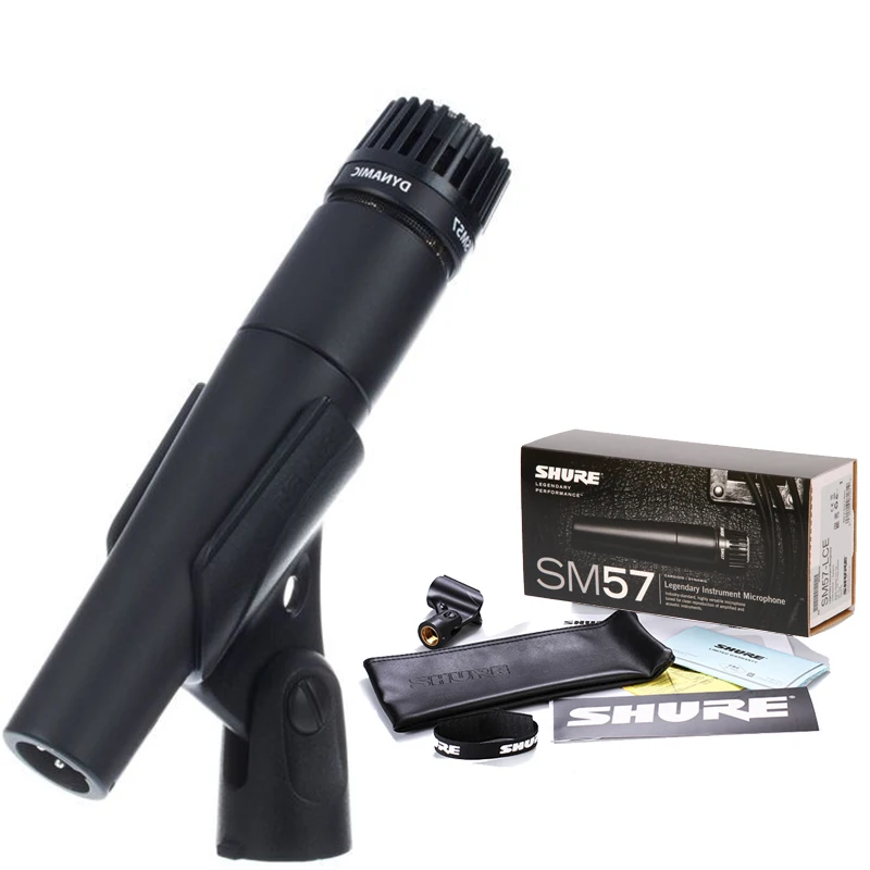 

for SHURE SM57 Legendary Dynamic Microphone Professional Wired Handheld Cardioid karaoke Mic for Stage Studio Recording Gift