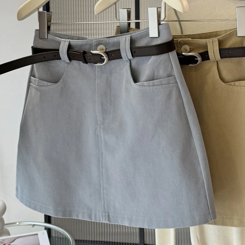 Женская летняя мини-юбка с высокой талией женские юбки трапециевидной формы