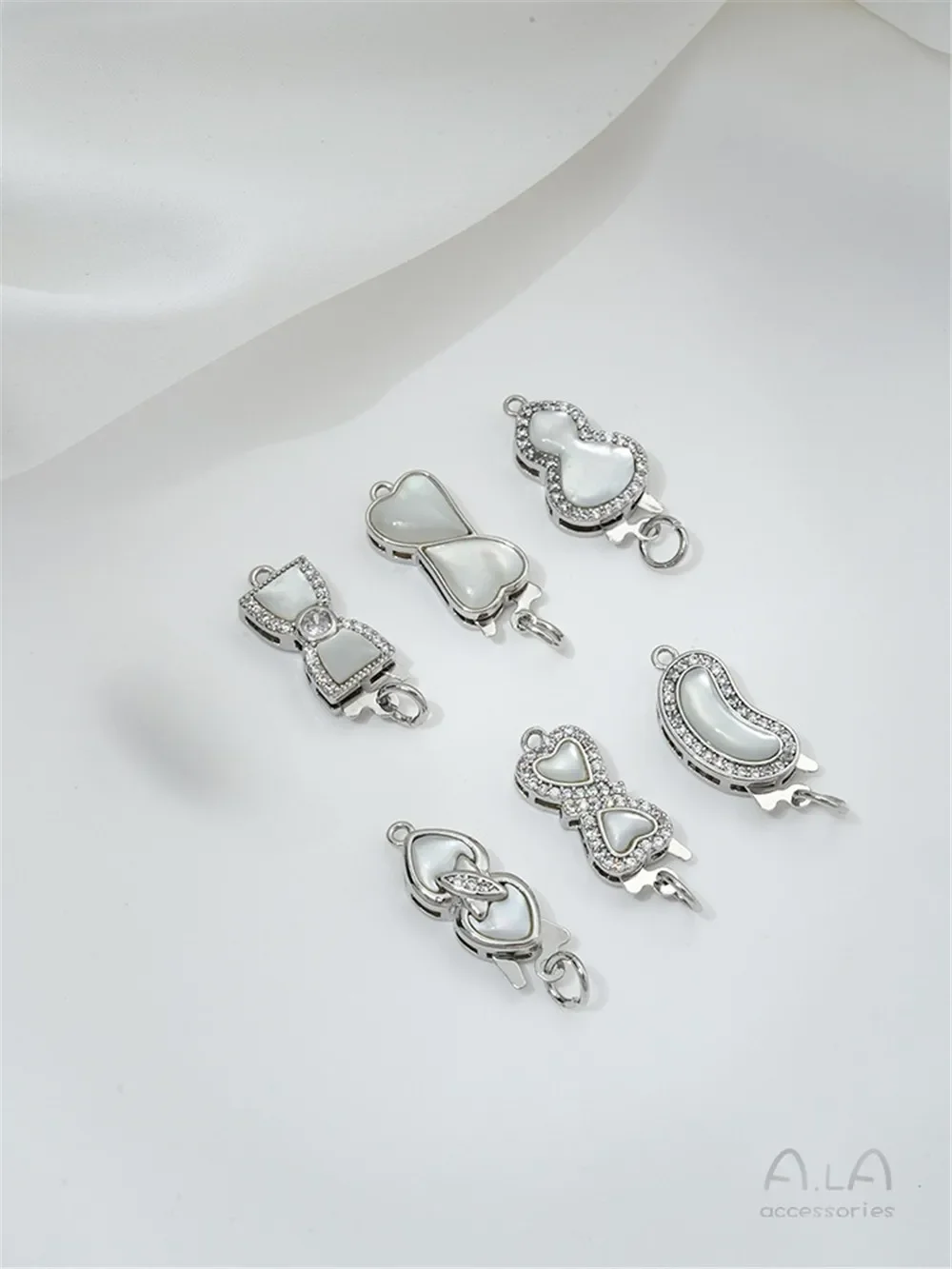 Набор из 18-каратного золота циркониевое перламутровое ожерелье однорядная