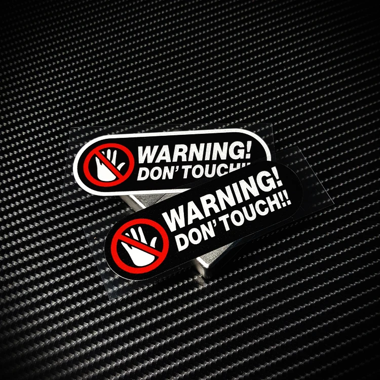 Наклейка Не прикасайтесь к мотоциклу | Автомобили и мотоциклы