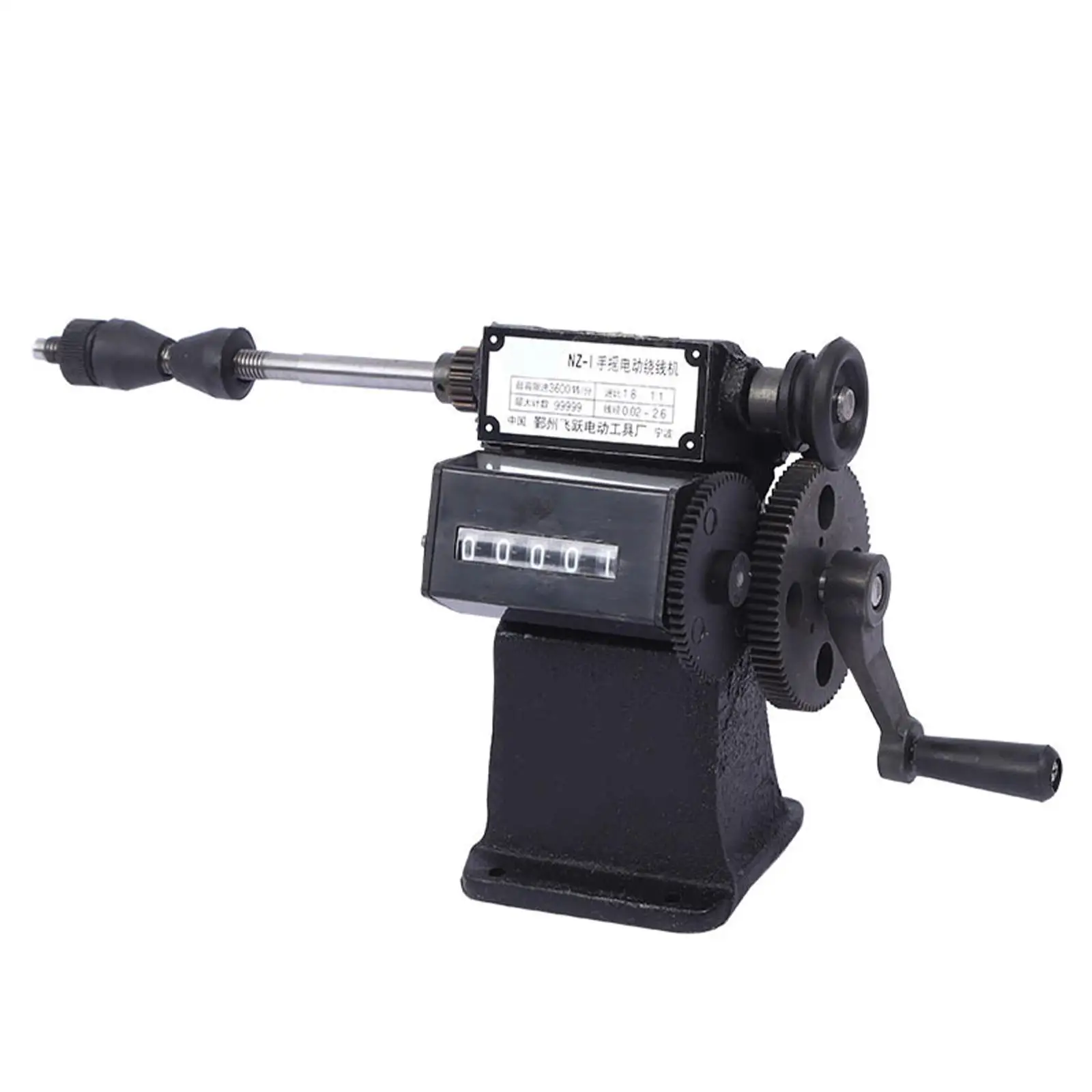 

Manual Coil Winder Machine Counter Heavy Duty 1:8 Manually Winding Machine Hand Coil Winding for Home Projects Fishing Wire