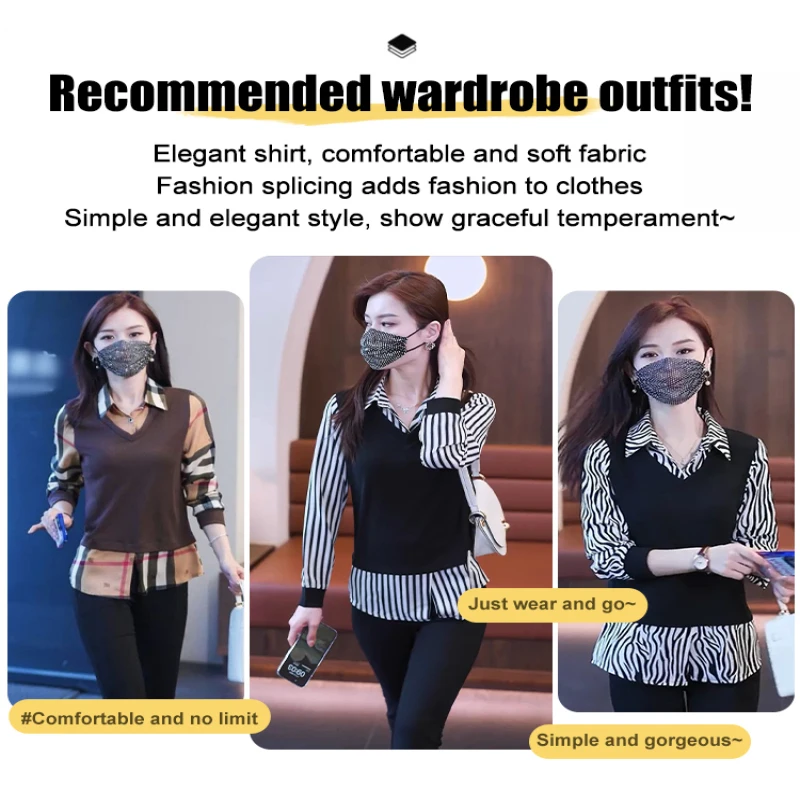 Модная блузка в полоску для женщин подчеркивает силуэт идеально подходит весны