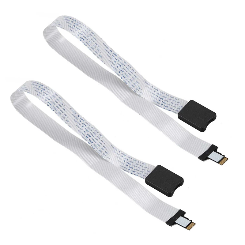 

2X Extension Cable Adapter Flexible Extender For Micro-SD To TF Card For Monoprice Select Mini 3D Printer/Raspberry Pi